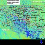 Northern Namibia Flooding 2011 - Radarsat Satellite Imagery 24 March 2011